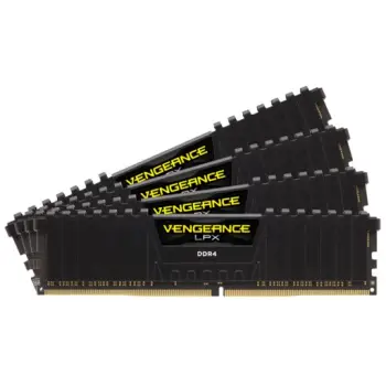 RAM Memorje Corsair Vengeance LPX 64GB (4x16GB) DDR4 3200MHz e zezë