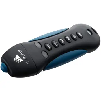 USB stick Corsair Padlock 3, 256GB, Secure, USB 3.0, zi/blu