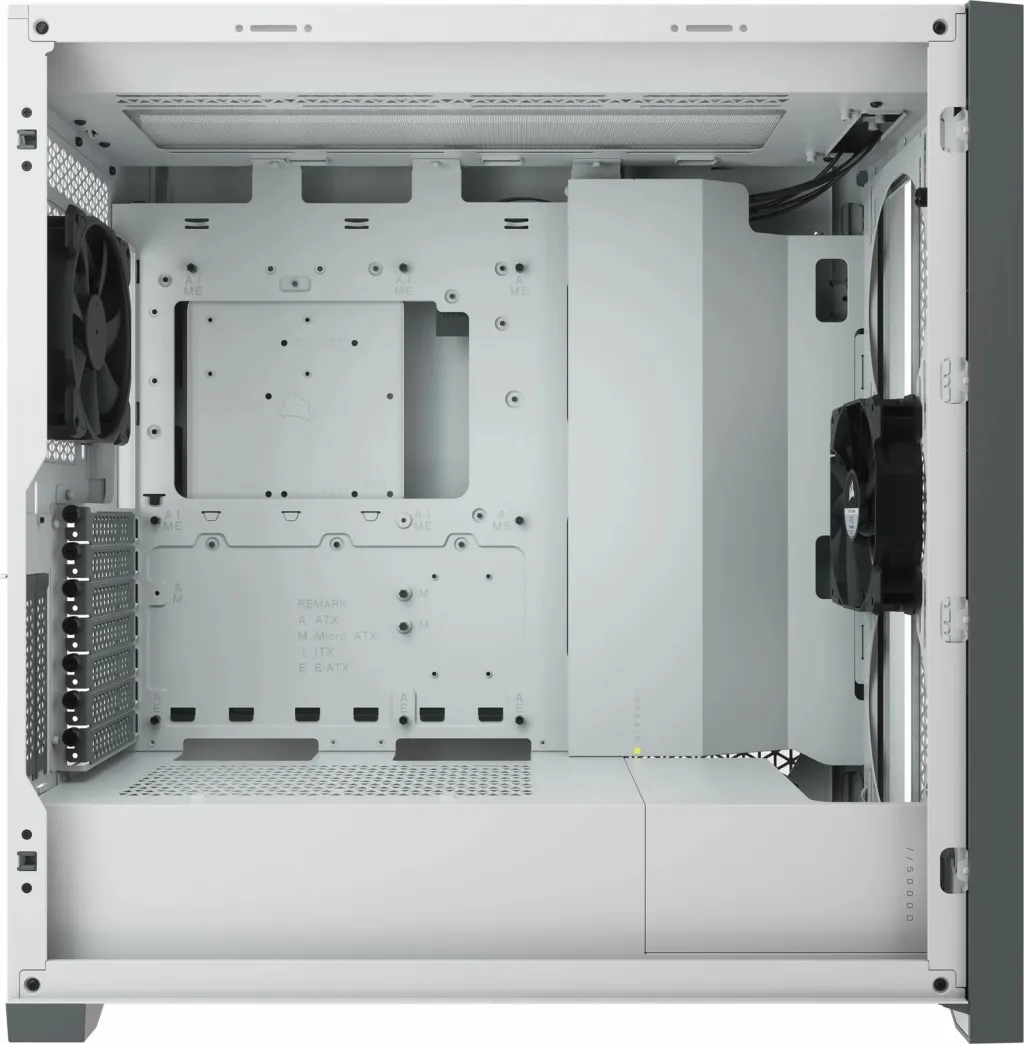 Kasë Corsair 5000D AIRFLOW, Midi Tower, ATX/EATX/micro ATX/Mini-ITX, e bardhë - 5