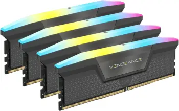 RAM Memorje Corsair Vengeance 64GB (4x16GB) DDR5 5600MHz, AMD EXPO, me dritë RGB, e zezë
