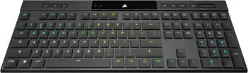 Tastierë mekanike Corsair K100 RGB AIR, full-size, RGB, wireless/USB, gjermanisht, e zezë