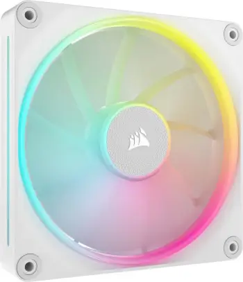 Ventilator kasë PC, Corsair, LX140 RGB CO-9051031-WW, 140mm, RGB, i bardhë