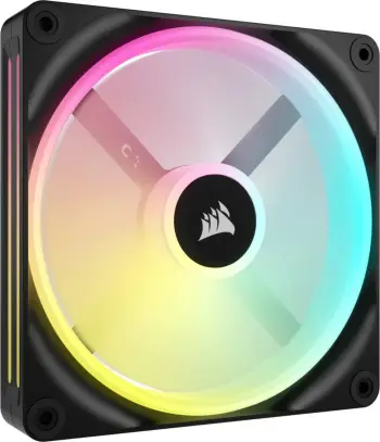 Ventilator kase Corsair iCUE LINK QX140 RGB CO-9051004-WW 140mm, iCUE LINK, RGB, e zezë