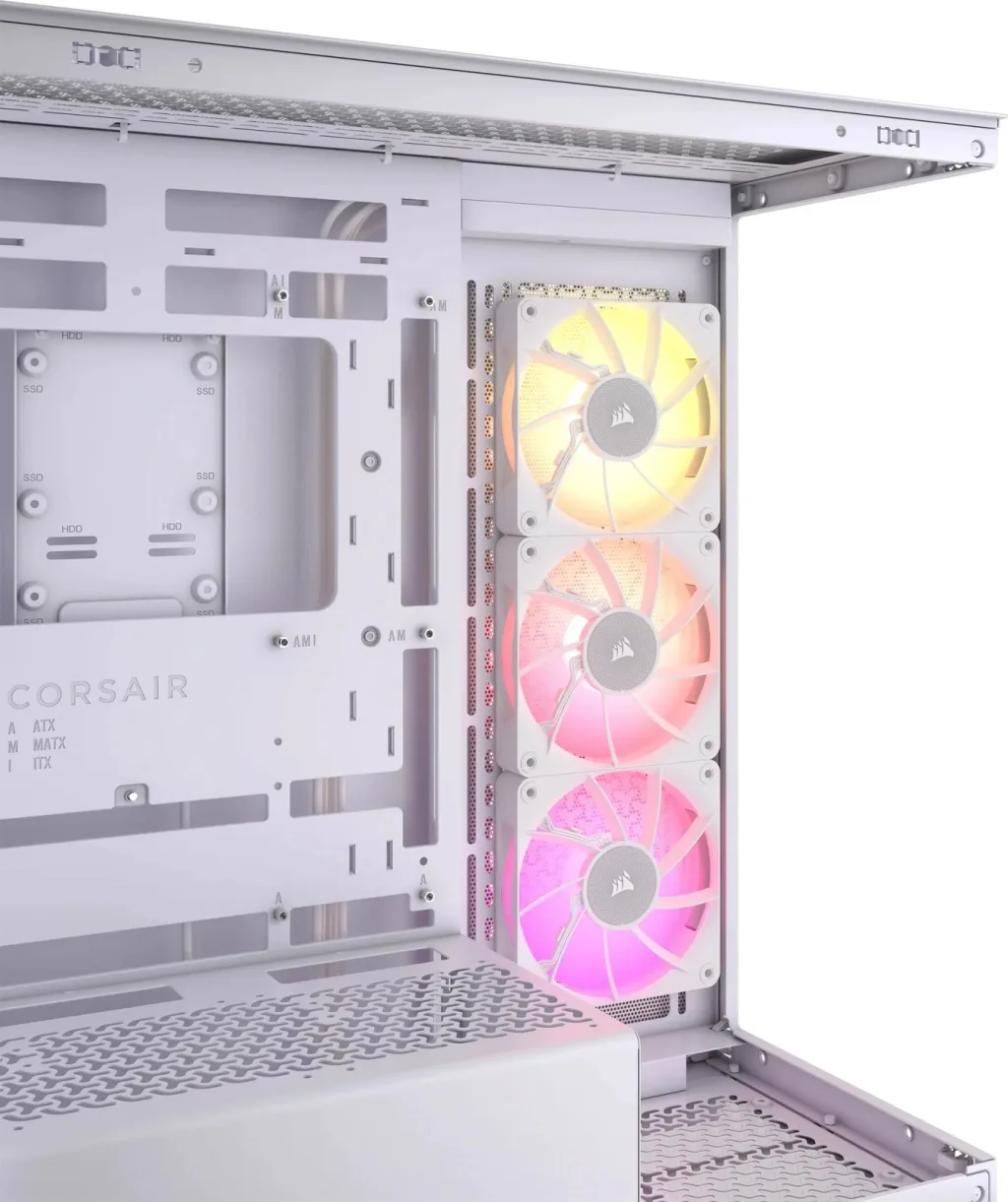 Kasë Corsair 3500X LINK RGB, Midi Tower, e bardhë - 3