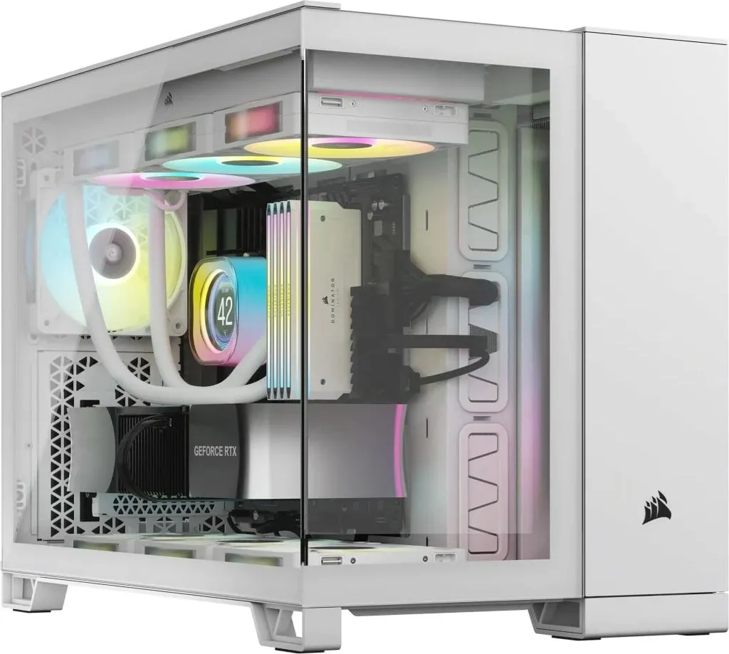 Kasë Corsair 2500X, Midi Tower, mATX, e bardhë - 1
