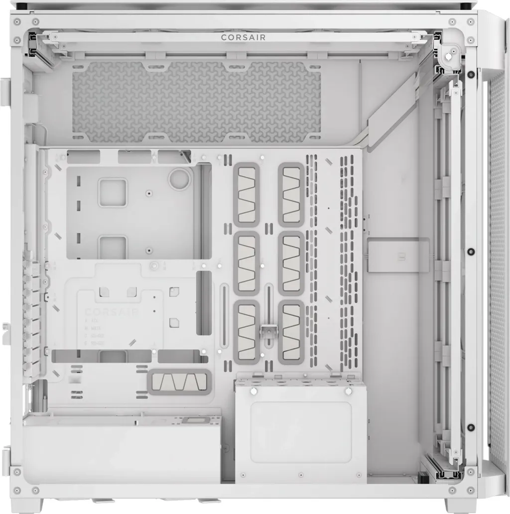 Kasë Corsair 9000D iCUE LINK AIRFLOW, super-tower, e bardhë - 3
