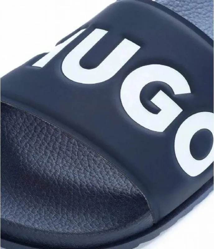 Flip-flop për meshkuj Hugo, të kaltra - 2