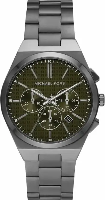 Orë burrash Michael Kors Lennox, kronograf quartz, 40mm, çelik inox gunmetal