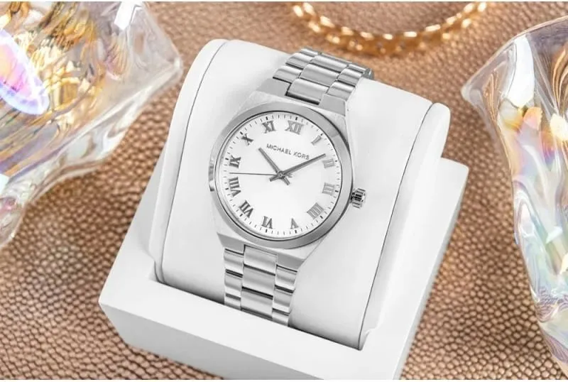 Ora dore Michael Kors Lenox, mekanizëm kuarc, ciferblat ari, për gra - 5