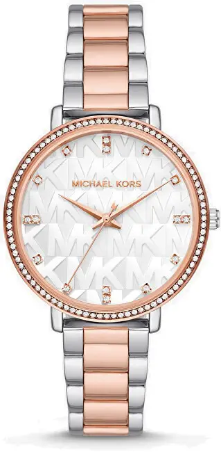 Orë për femra Michael Kors Piper MK4667, e argjendtë/rozë