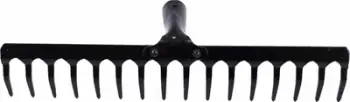 Hekë kopshti AWTools UNCOVERED RAKE, 12 dhëmbë, 32cm, metalike