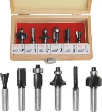 Set prerëse druri AWTools 8 mm (AW40512), 6 pjesë