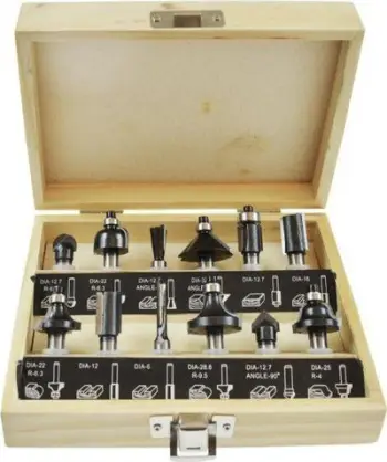 Set me prerëse druri AWTools (AW40513), 12 pjesë