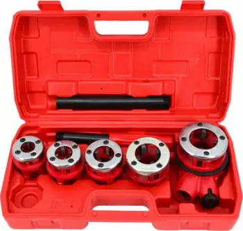 Filetues i tubave AWTools AW20612, 5 copë 3/8 ", 1/2", 3/4 ", 1", 1-1 / 4 "
