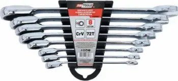 Çelësa të kombinuar AWTools (AW39997), 8-22mm, 8 copë