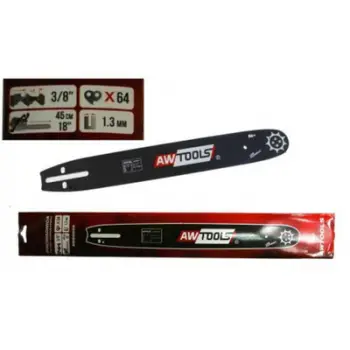 Mbajtëse zinxhiri për sharrë AWTools 45cm 18" 1.3mm 0.050" 3/8" (AW80056)