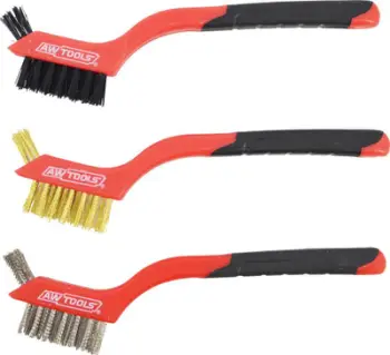 Furça me fije metali AWTOOLS, 180 mm, 3 pjesë AW40591