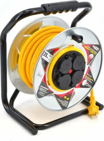 Kabllo zgjatues AWTools, 25m, 3x1.5mm, 16A, 3680W, IP44