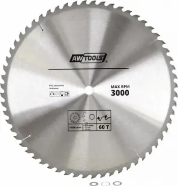 Sharrë rrethore AWTools (AW48498), 600 x 60 x 30 mm