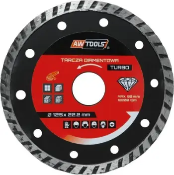 Disk prerës AWTools, Turbo 115 x 22,2 mm