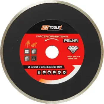 Teh sharre rrethore AWTools, 200 x 25.4 mm