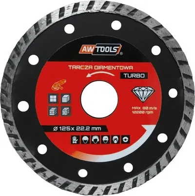 Disk gërryes diamanti AWTools Turbo 230 x 22.2mm - 1