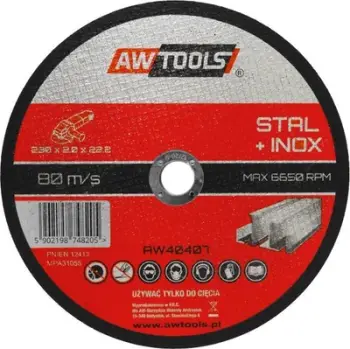 Disk prerës për metal AWTools, 125 x 22.2 x 1.2mm