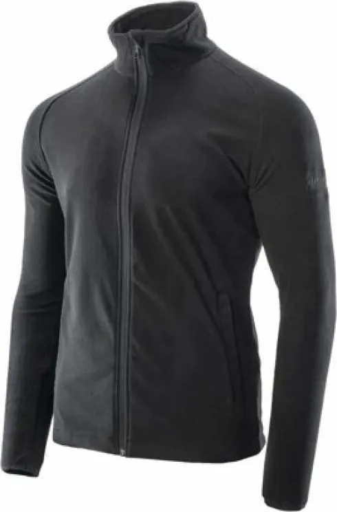Bluzë fleece Magnum Essential Microfleece, poliestër, me zinxhir, e zezë - 1