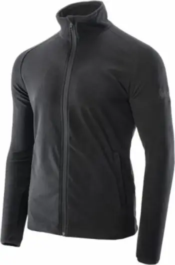 Bluzë fleece Magnum Essential Microfleece, poliestër, me zinxhir, e zezë