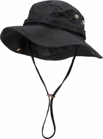 Kapelë Magnum Scrub Hat, pambuk 100%, me strehë të gjerë, e zezë