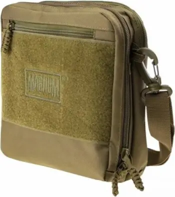 Çantë organizuese Magnum Pocket Organiser, 23x24x7 cm, me rrip shpatulle, jeshile ulliri
