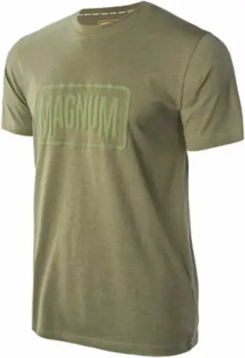 Bluzë Magnum Essential T Shirt 2.0, pambuk, me mëngë të shkurtra, e gjelbër