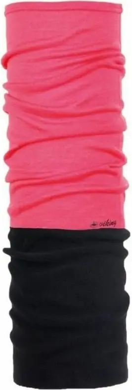 Bandana Viking Merino Polartec për Meshkuj dhe Femra, e Zezë dhe Rozë