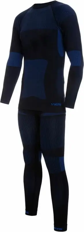 Komplet termik për meshkuj Viking Dante, M, i zi/i kaltër