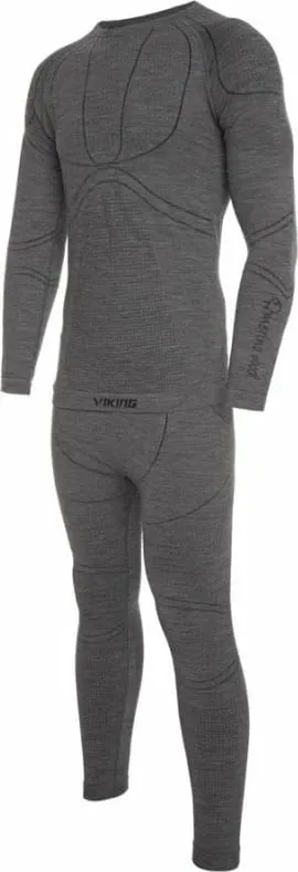 Set termoaktiv Viking për meshkuj, gri - 1
