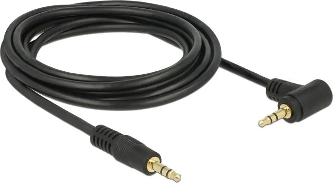 Kabllo DeLock Jack 3.5mm - Jack 3.5mm, 3m, e zezë - 1