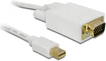 Kabllo DeLock DisplayPort Mini - D-Sub (VGA), 2m, e bardhë