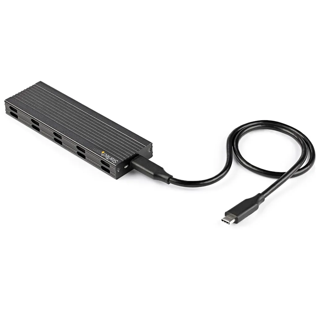 Kuti SSD USB-C M.2 SATA/NVMe Startech SM2E1BMU31C, USB 3.2 Gen 2, 10Gbps, e zezë - 3