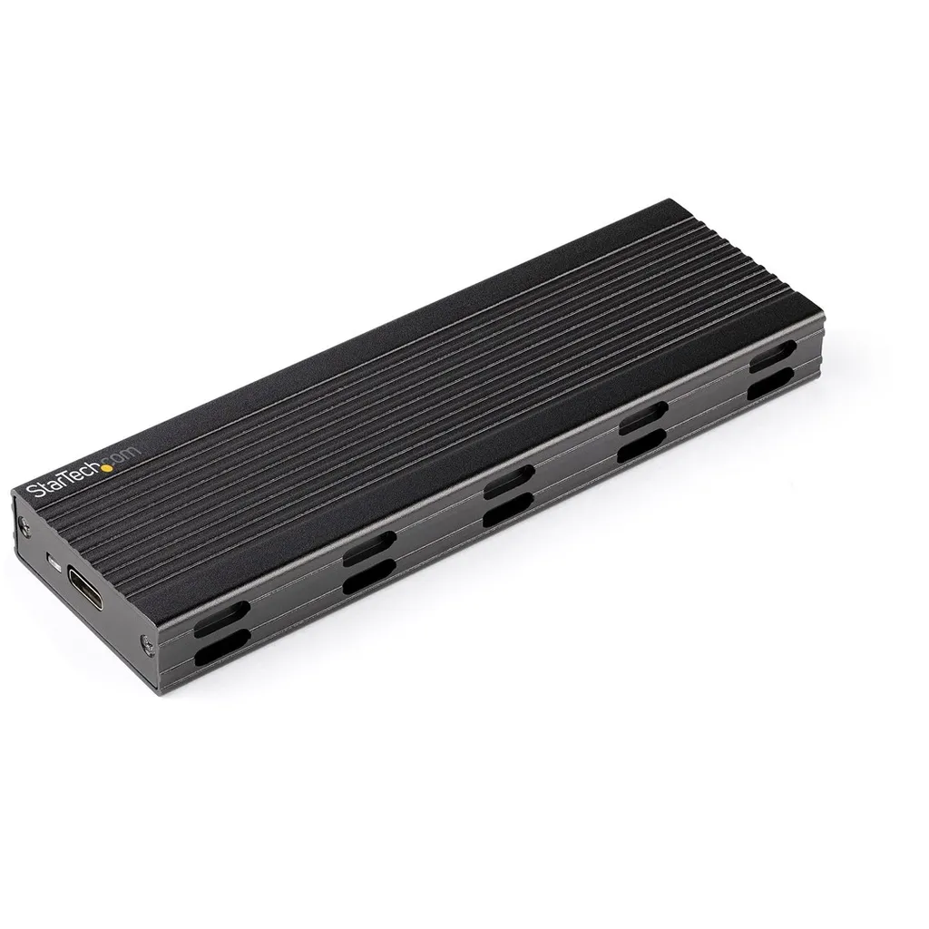 Kuti SSD USB-C M.2 SATA/NVMe Startech SM2E1BMU31C, USB 3.2 Gen 2, 10Gbps, e zezë - 8