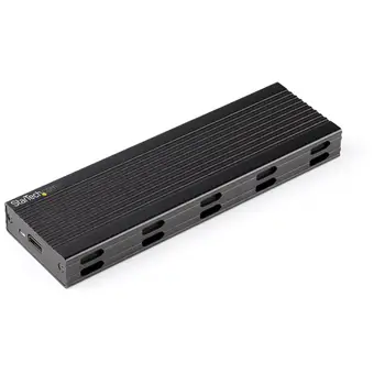 Kuti SSD USB-C M.2 SATA/NVMe Startech SM2E1BMU31C, USB 3.2 Gen 2, 10Gbps, e zezë