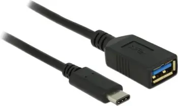 Përshtatës Delock USB-C në USB, i zi