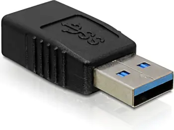 Adapter USB DeLock (65174), USB në USB, i zi