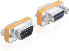Kabllo DeLock DB-9 - DB-9, e portokalltë - 1