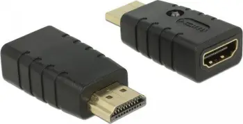 Përshtatës Delock HDMI - HDMI, i zi