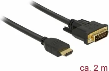 Kabllo Delock HDMI - HDMI, 2m, e zezë