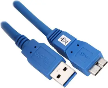 Kabllo Delock 82649, USB-A në USB-A, 1m, e kaltër