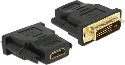 Përshtatës AV Delock HDMI - DVI-D (65466), i zi - 1