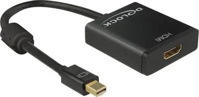 Përshtatës AV Delock DisplayPort Mini - HDMI, i zi - 1