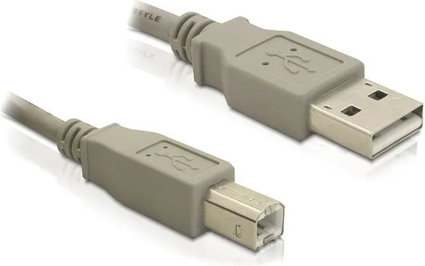 Kabllo Delock USB A - USB B (82215), 1.8 m, e hirtë - 1