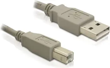 Kabllo Delock USB A - USB B (82215), 1.8 m, e hirtë